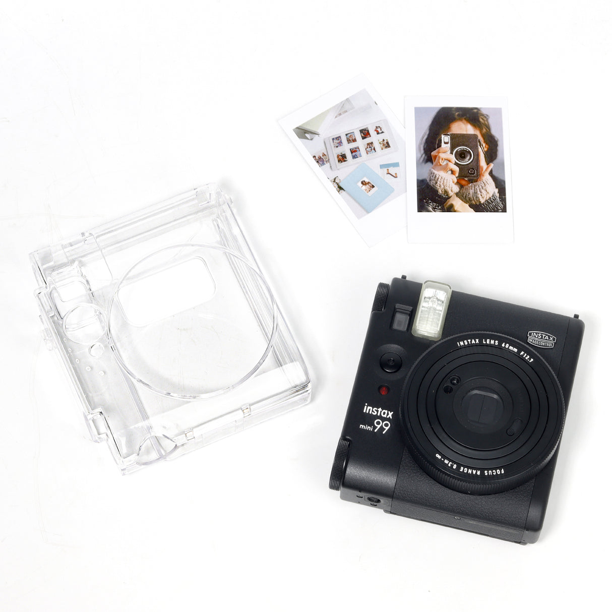 Zikkon Crystal Hard Protective Clear Case For Instax Mini 99 Instant Film Camera  (Clear)