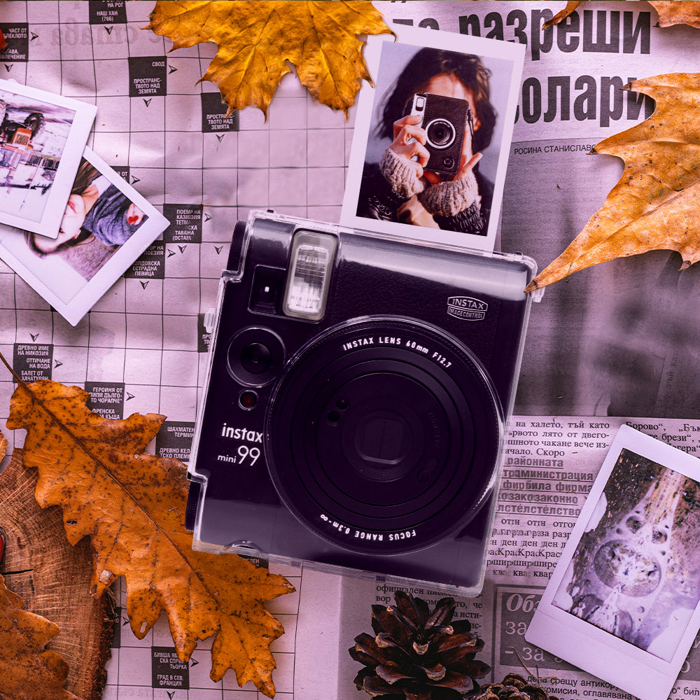 Zikkon Crystal Hard Protective Clear Case For Instax Mini 99 Instant Film Camera  (Clear)