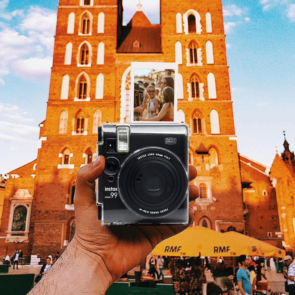 Zikkon Crystal Hard Protective Clear Case For Instax Mini 99 Instant Film Camera  (Clear)