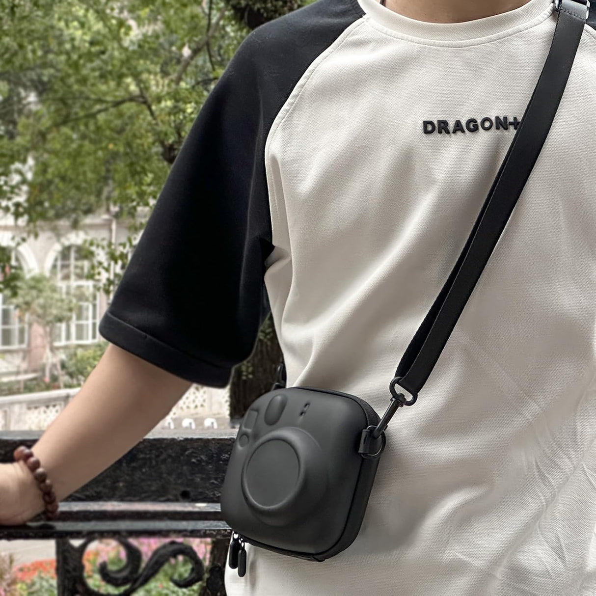 Zikkon EVA Universal Camera Case for Fujifilm Instax Mini 12/11/99/ SE/90/7 (Black)