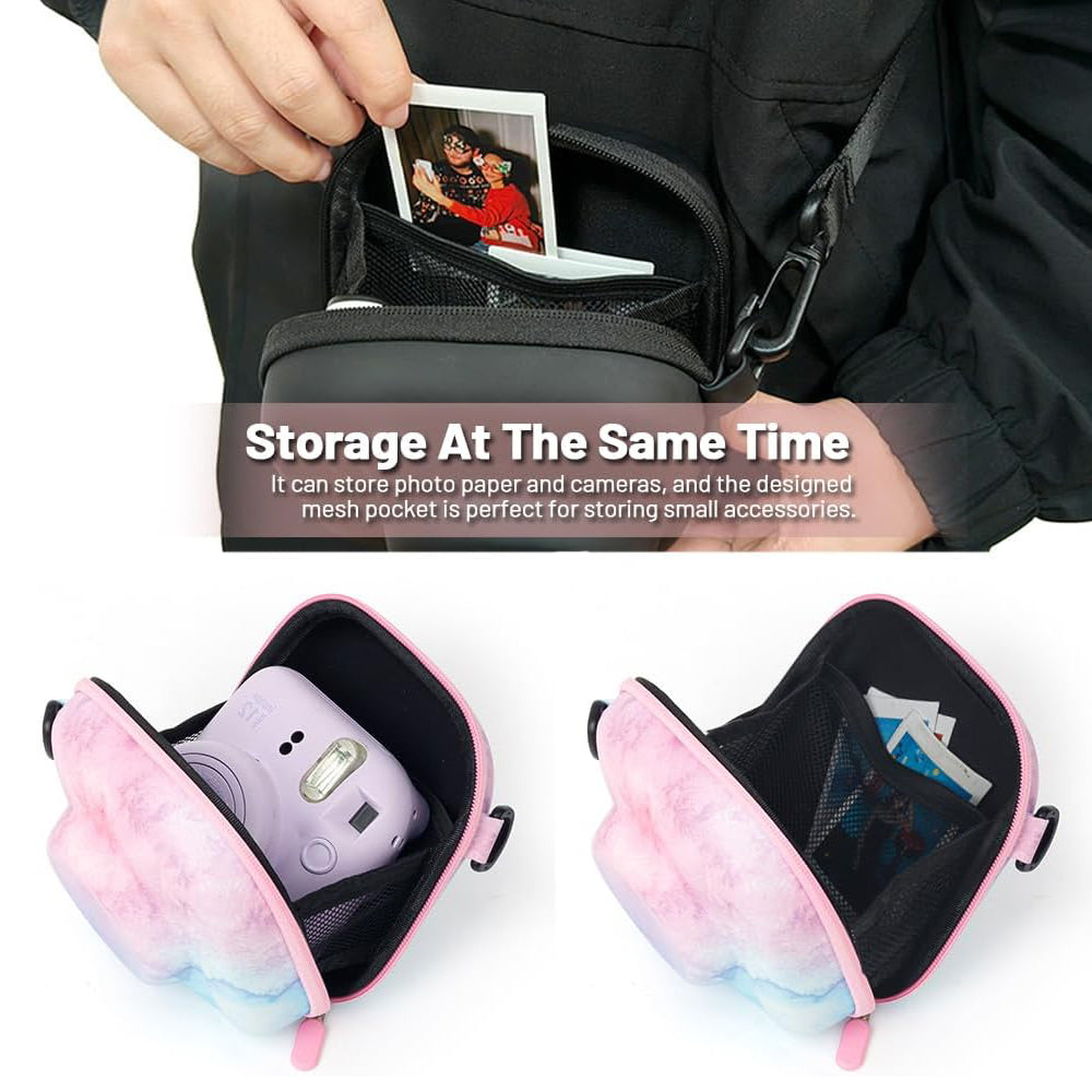 Zikkon EVA Universal Camera Case for Fujifilm Instax Mini 12/11/99/ SE/90/7 (Dreamy cloud)