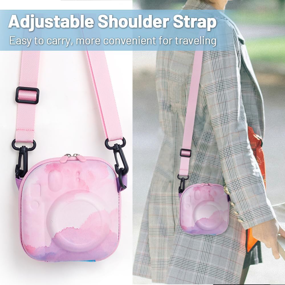 Zikkon EVA Universal Camera Case for Fujifilm Instax Mini 12/11/99/ SE/90/7 (Dreamy cloud)