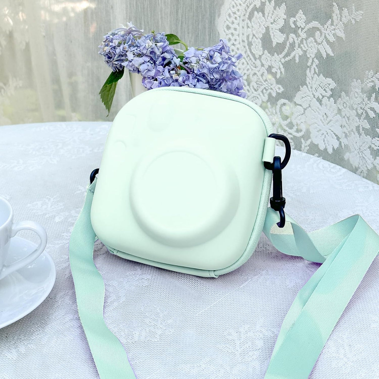 Zikkon EVA Universal Camera Case for Fujifilm Instax Mini 12/11/99/ SE/90/7 (Mint Green)