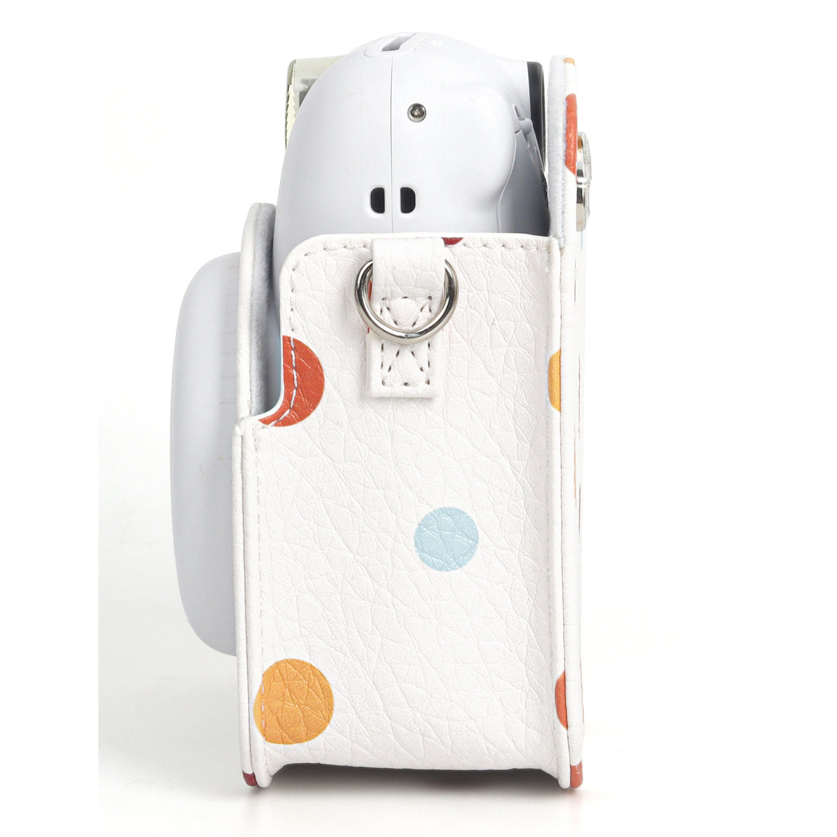 Zikkon Instax Mini 12 Protective Camera Case PU Leather Carrying Bag (Color wave dot )