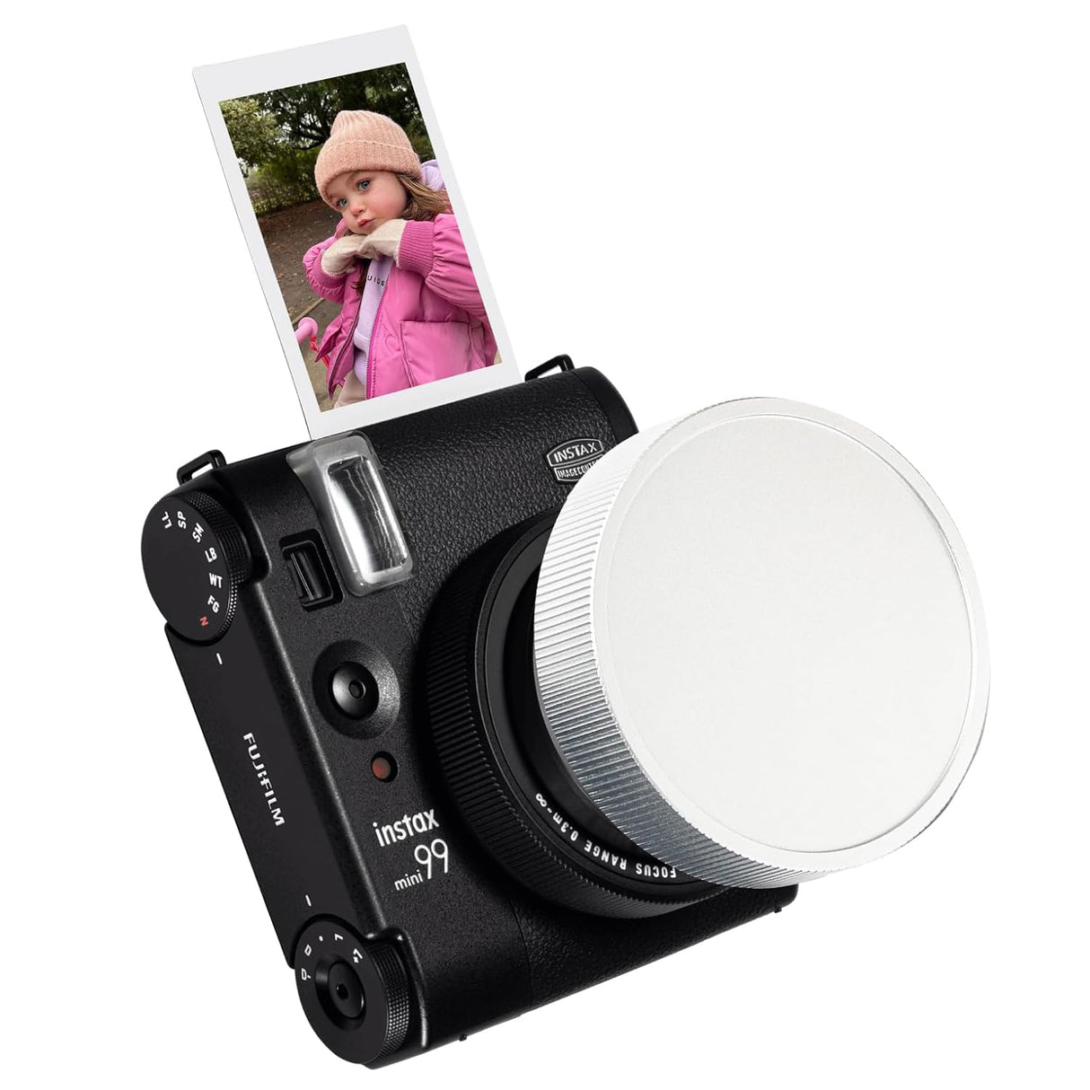 Zikkon Instax Mini 99 Lens Cap (Aluminium Silver)