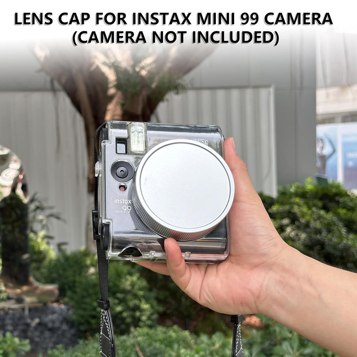 Zikkon Instax Mini 99 Lens Cap (Aluminium Silver)