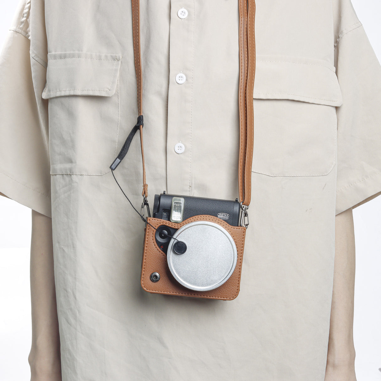 Zikkon Instax Mini 99 Lens Cap (Aluminium Silver)