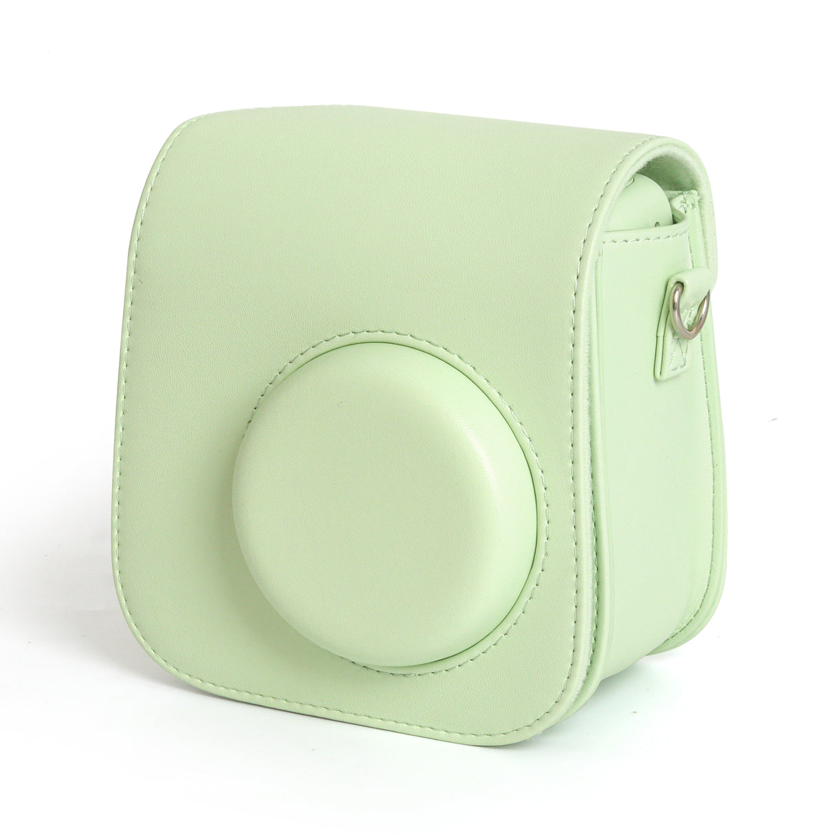 Zikkon Instax Mini SE Protective Camera Case PU Leather Carrying Bag (Green)