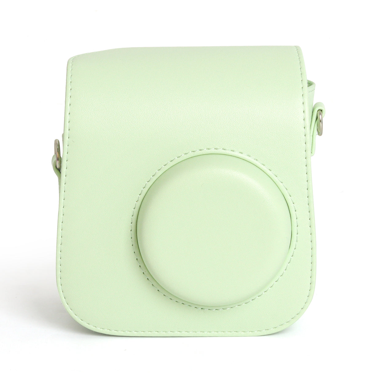 Zikkon Instax Mini SE Protective Camera Case PU Leather Carrying Bag (Green)