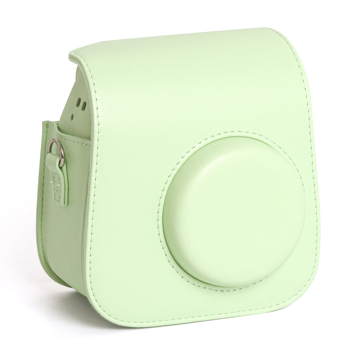 Zikkon Instax Mini SE Protective Camera Case PU Leather Carrying Bag (Green)