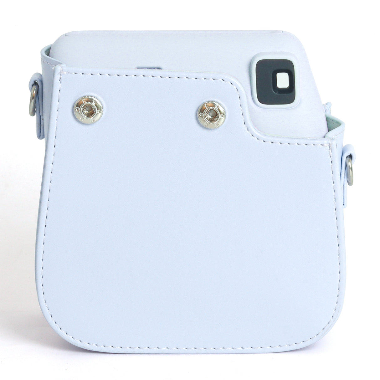 Zikkon Instax Mini SE Protective Camera Case PU Leather Carrying Bag (Purple)