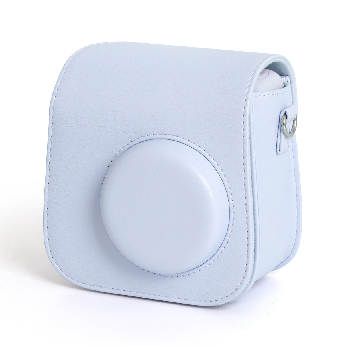 Zikkon Instax Mini SE Protective Camera Case PU Leather Carrying Bag (Purple)