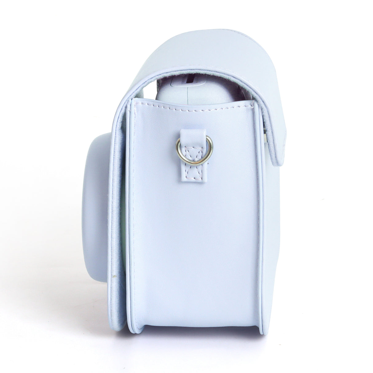 Zikkon Instax Mini SE Protective Camera Case PU Leather Carrying Bag (Purple)