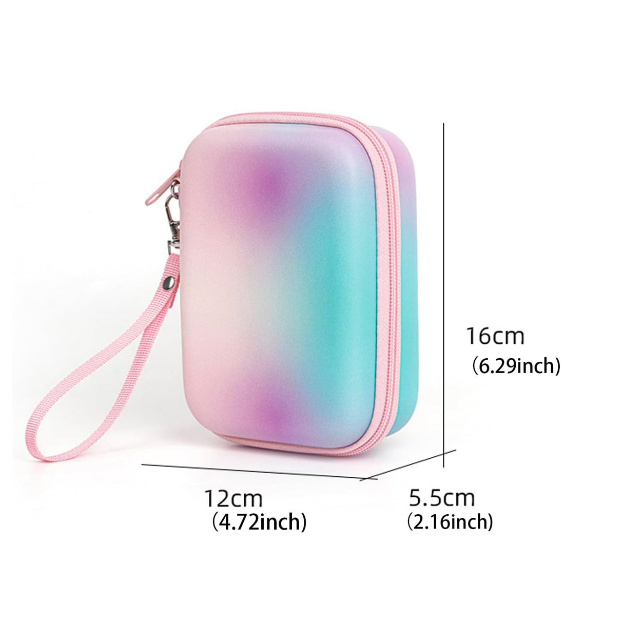 Zikkon Instax mini EVA Case For Instax Mini Link, Link2, Liplay, EVO (Gradient)