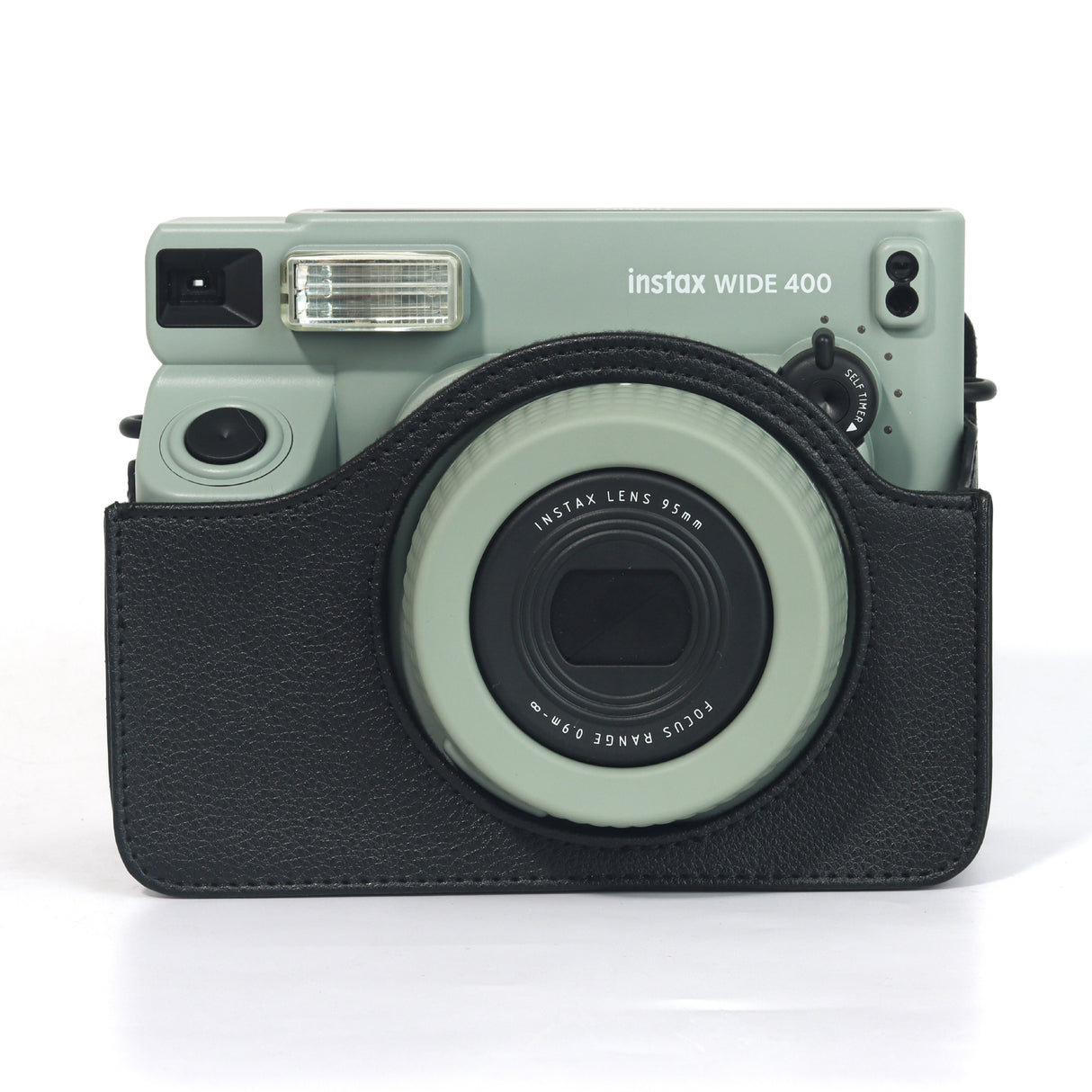 Zikkon Instax wide 400  Instant Camera PU Case Camera Bag (Black)