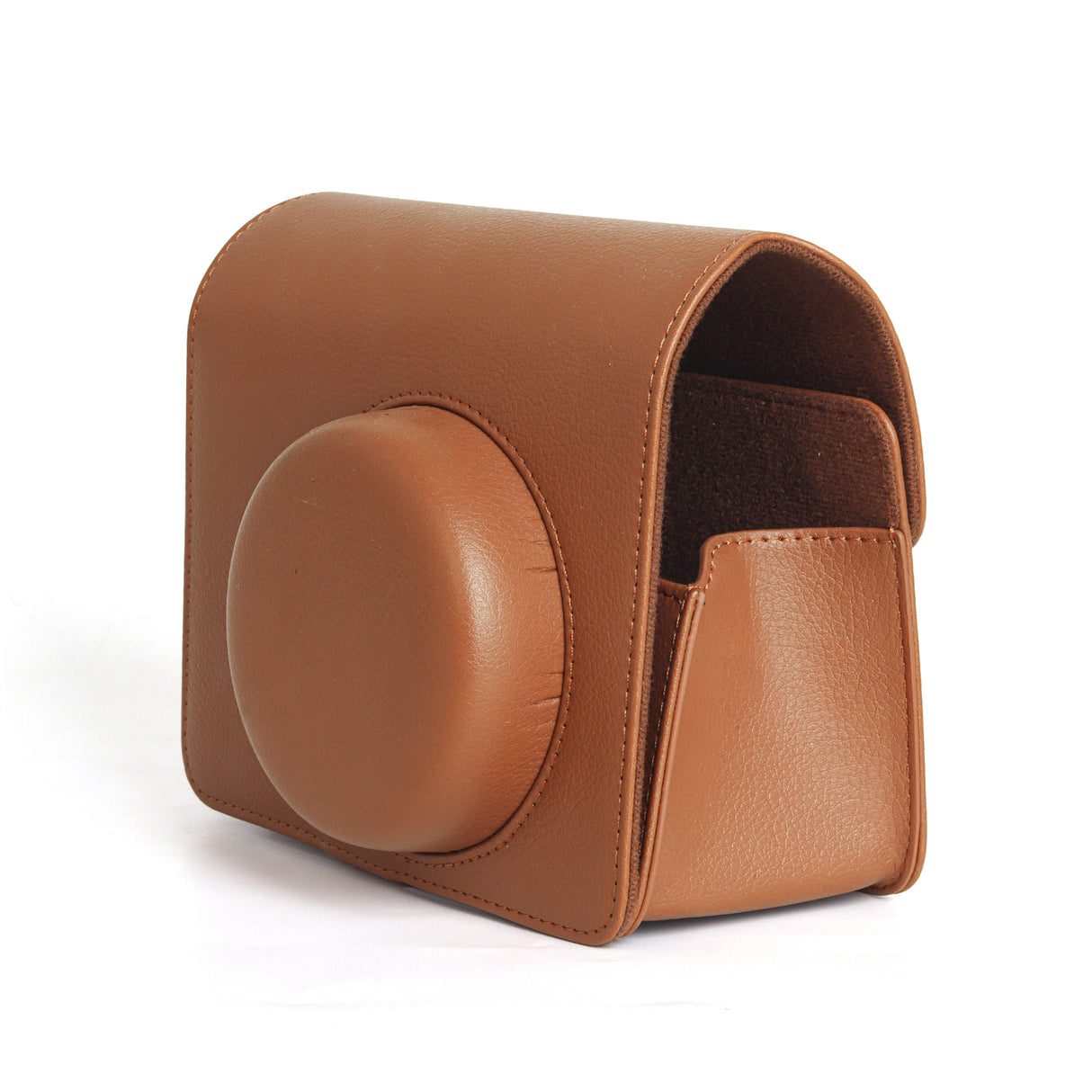 Zikkon Instax wide 400  Instant Camera PU Case Camera Bag (Brown)