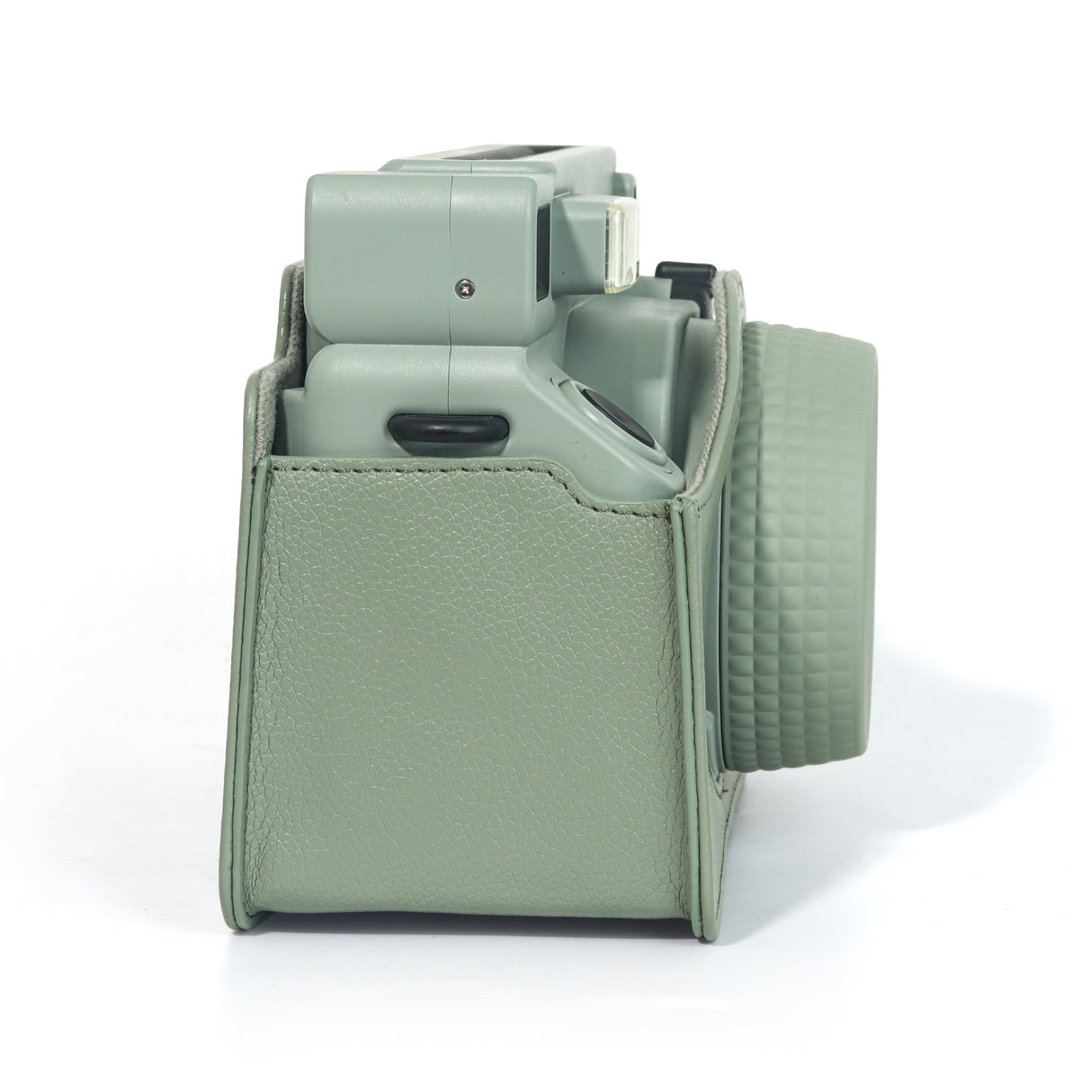 Zikkon Instax wide 400  Instant Camera PU Case Camera Bag (Dark green)