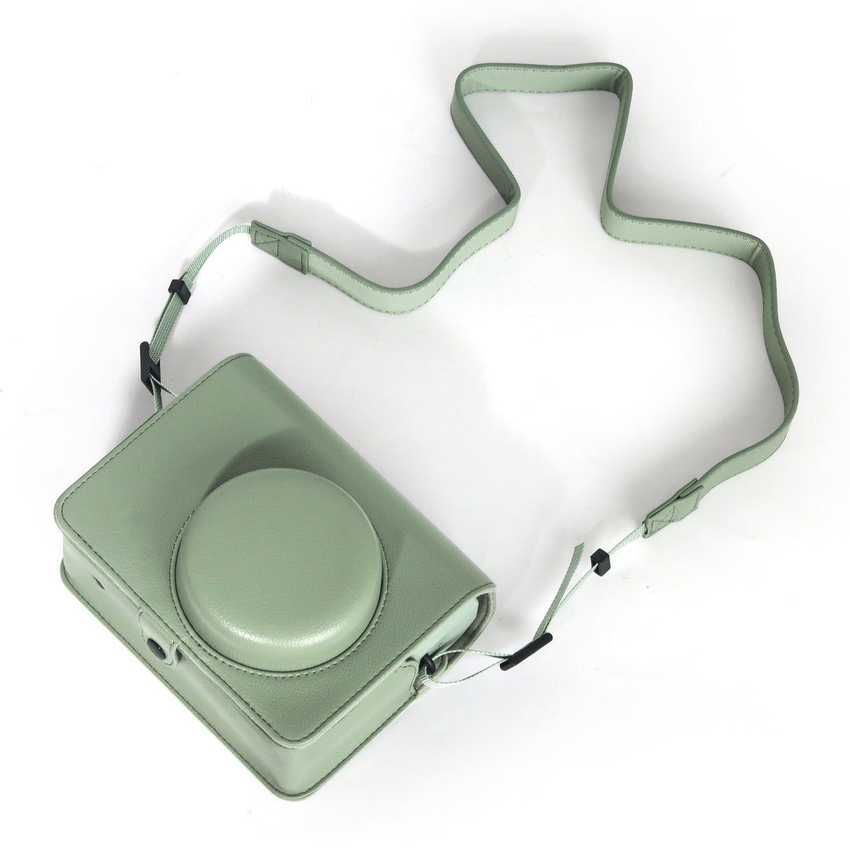 Zikkon Instax wide 400  Instant Camera PU Case Camera Bag (Dark green)