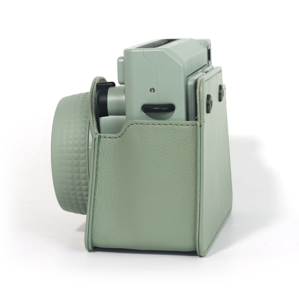 Zikkon Instax wide 400  Instant Camera PU Case Camera Bag (Dark green)