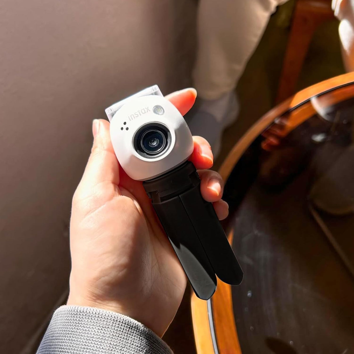 Zikkon Mini Tripod for Fujifilm Instax Mini Evo/99/PAL/70/LOMO Instant Camera (Black)