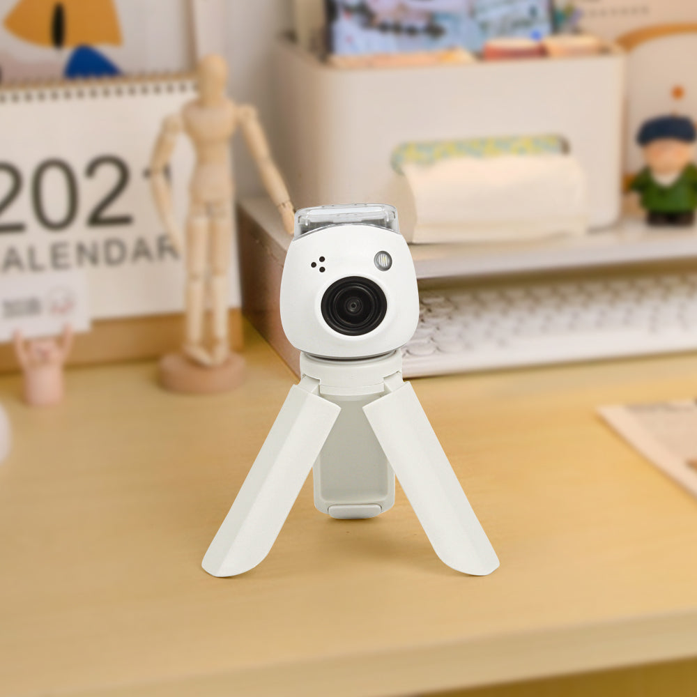 Zikkon Mini Tripod for Fujifilm Instax Mini Evo/99/PAL/70/LOMO Instant Camera (White)