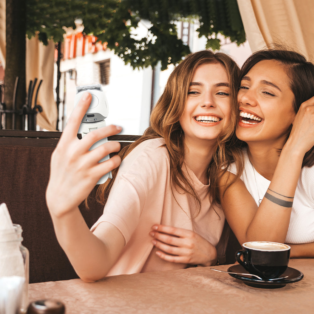 Zikkon Mini Tripod for Fujifilm Instax Mini Evo/99/PAL/70/LOMO Instant Camera (White)