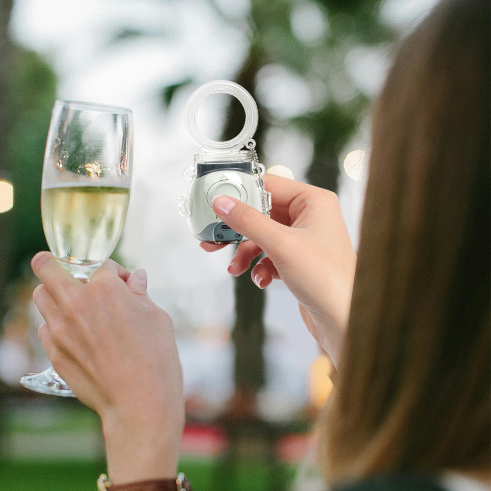 Zikkon Protective Case for Instax Pal with Selfie lens (Clear)