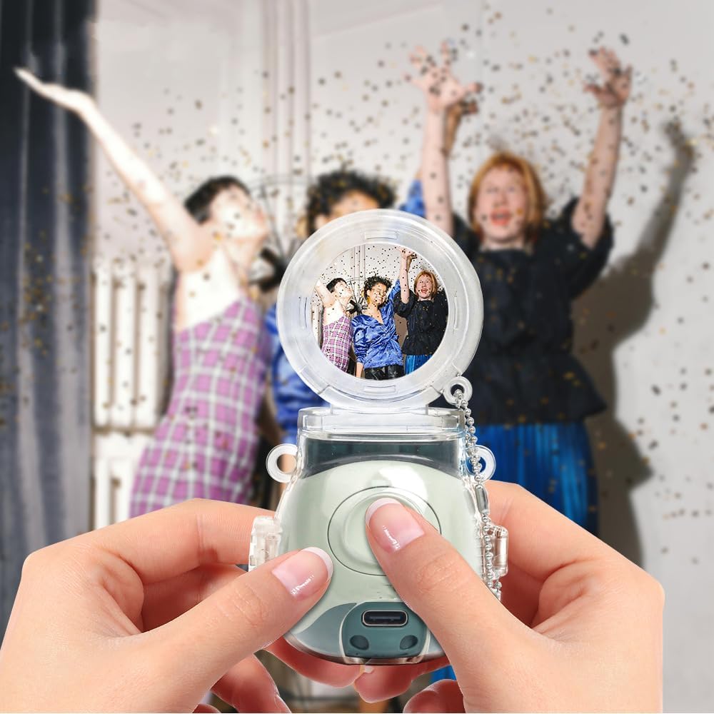 Zikkon Protective Case for Instax Pal with Selfie lens (Clear)