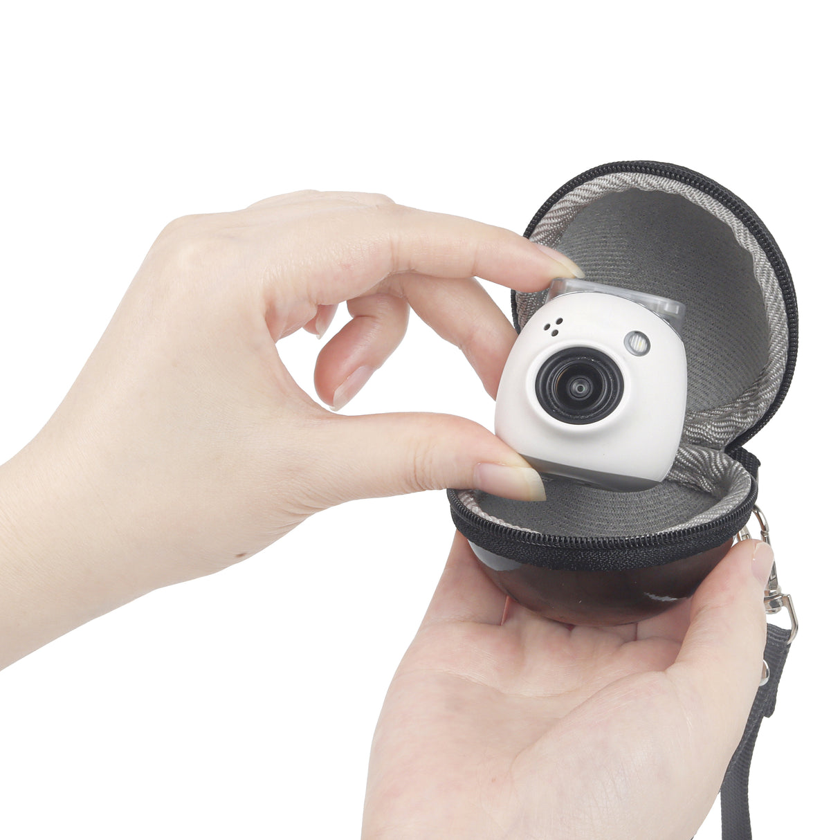 Zikkon Protective Case for Instax Pal with Selfie lens (Glossy black)