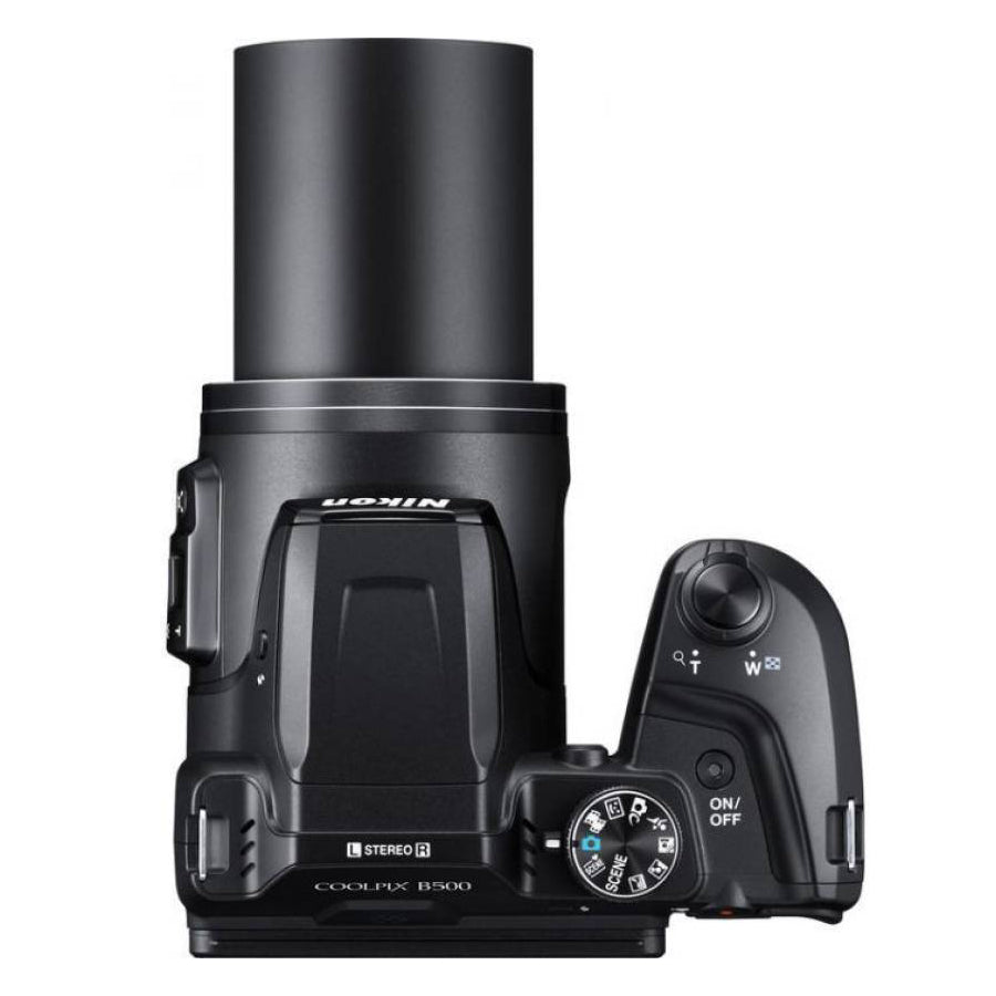 Nikon Coolpix Coolpix B500 16MP Point and Shoot Camera with 40x Optical Zoom (Black) + HDMI Cable + 16 GB SD Card + Carry Case Free B500 (16 MP, 40X Optical Zoom, 4X Digital Zoom, Black)