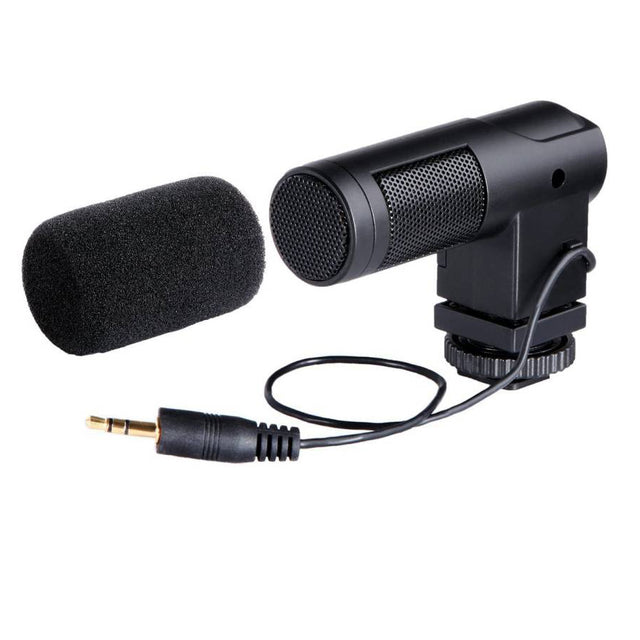 Boya BY-V01 Mini Stereo X/Y Condenser Microphone Mic for Canon, Nikon, Sony and Pentax DSLR Camera