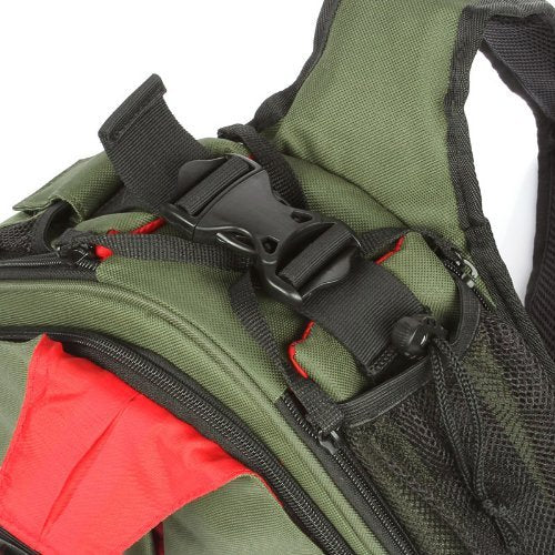 Caden K1 DSLR Camera Shoulder Sling Bag for Nikon, Canon, Sony (Army Green)