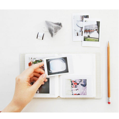 CAIUL 64 Pockets Mini Photo Album for Fujifilm Instax Mini 7s 8 8+ 9 25 26 50s 70 90 Film, Polaroid PIC-300 Z2300 Film Blue