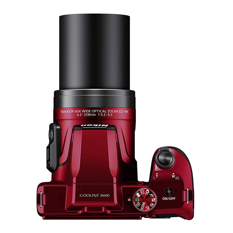 Nikon COOLPIX B600 Digital Camera Red