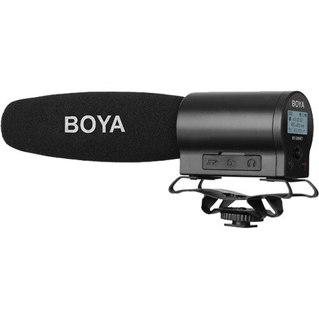 Boya BY-DMR7 Shotgun Microphone with Integrated(inbuilt) Flash Recorder For Dslr Cameras and Video with memory card support upto 32gb
