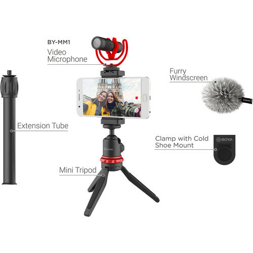 BOYA BY-VG330 Smartphone Vlogger Kit with BY-MM1 Mic and Accessories