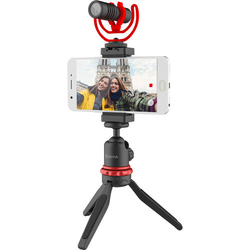 BOYA BY-VG330 Smartphone Vlogger Kit with BY-MM1 Mic and Accessories