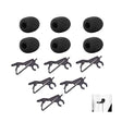 Boya 6 packs Foam Windscreen & Lapel Clips, BOYA Microphone Replacement Kit for Lapel Lavalier Microphone, Lav Microphone Accessories