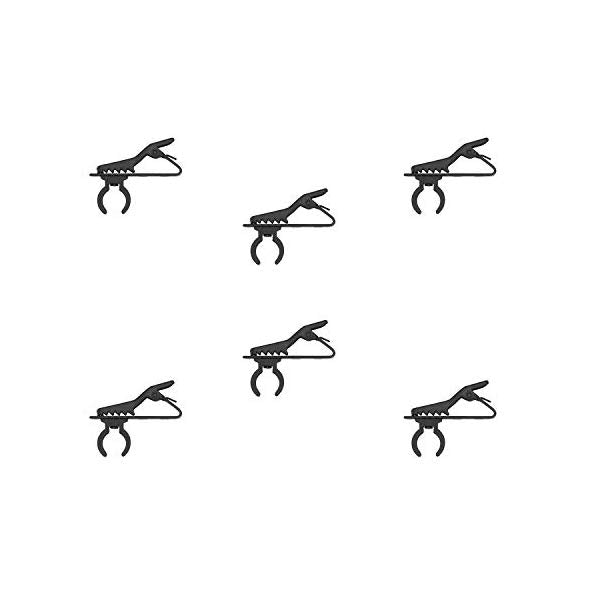 Boya 6 packs Foam Windscreen & Lapel Clips, BOYA Microphone Replacement Kit for Lapel Lavalier Microphone, Lav Microphone Accessories