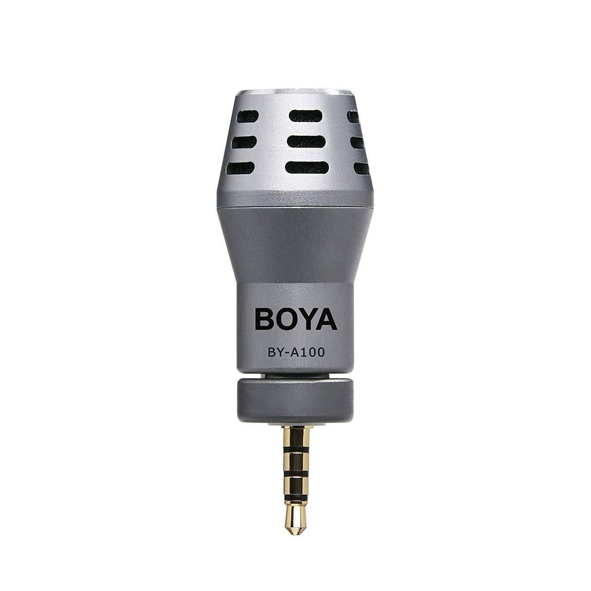 BOYA BY-A100 Omni Directional Condenser Microphone for IOS Android Smartphones Gray
