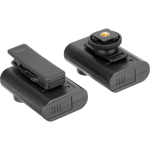 BOYA BY-WM4 PRO K2 Dual-Channel Digital Wireless Microphone System for DSLRs and Smartphones, Includes 2x Transmitter, 1x Receiver & Lavalier Mic