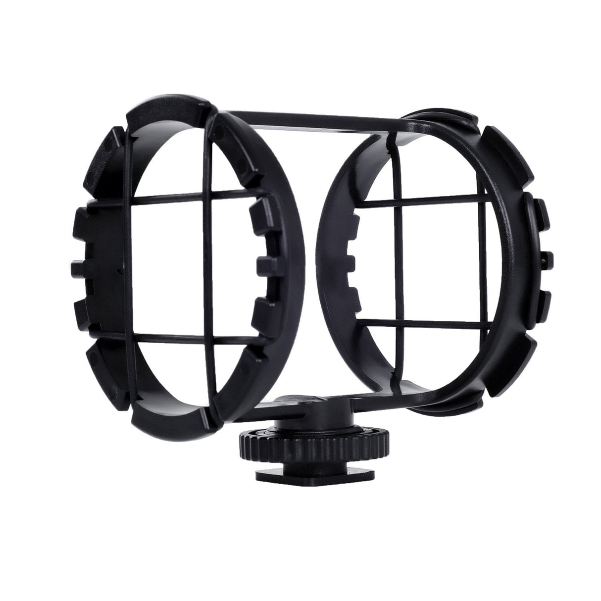 BOYA BY-C03 Camera Shoe Shockmount for Shotgun Microphones 1" to 2" in Diameter (Fits the Zoom H1)