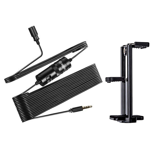 BOYA BY-M1 with Mount4 Omnidirectional Lavalier Condenser Microphone