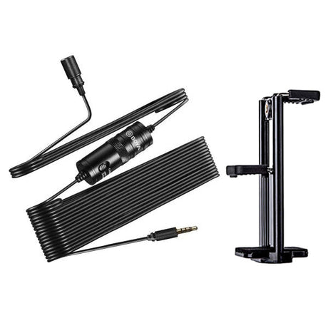 BOYA BY-M1 with Mount4 Omnidirectional Lavalier Condenser Microphone