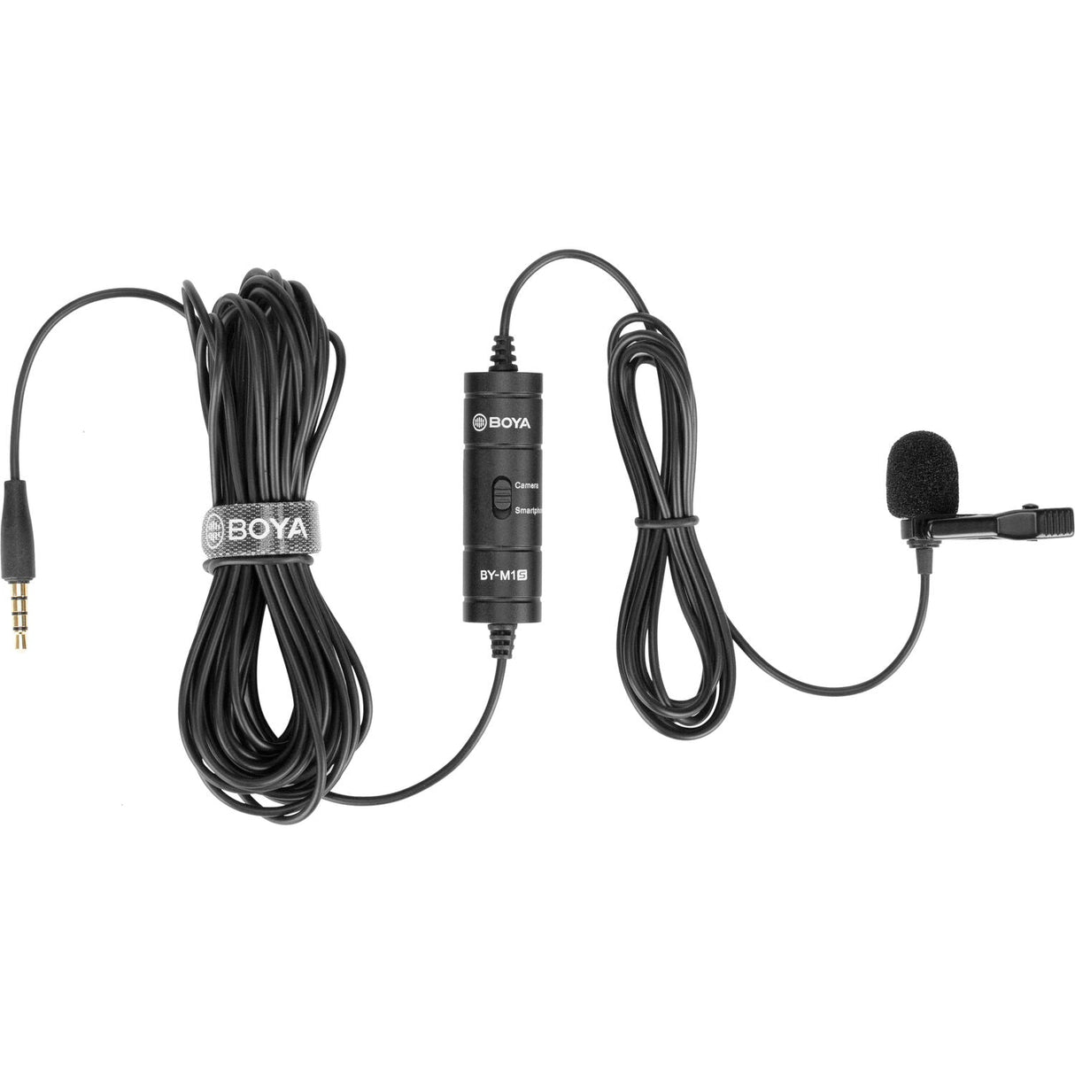 BOYA BY-M1S Professional Universal Plug and Play Lavalier for Cameras and Mobile Microphone