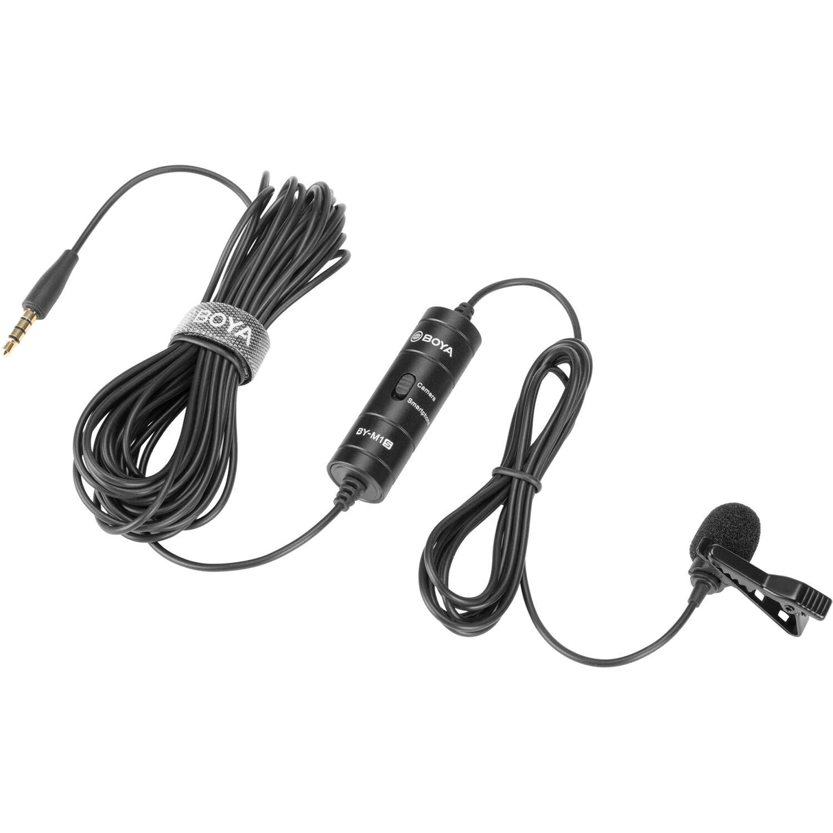 BOYA BY-M1S Professional Universal Plug and Play Lavalier for Cameras and Mobile Microphone