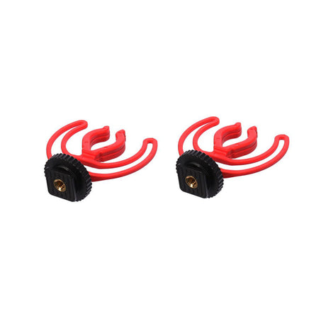 BOYA BY MM1+ Shock Mount Brackets for Mini Cardioid Shotgun Microphone (2 pack)