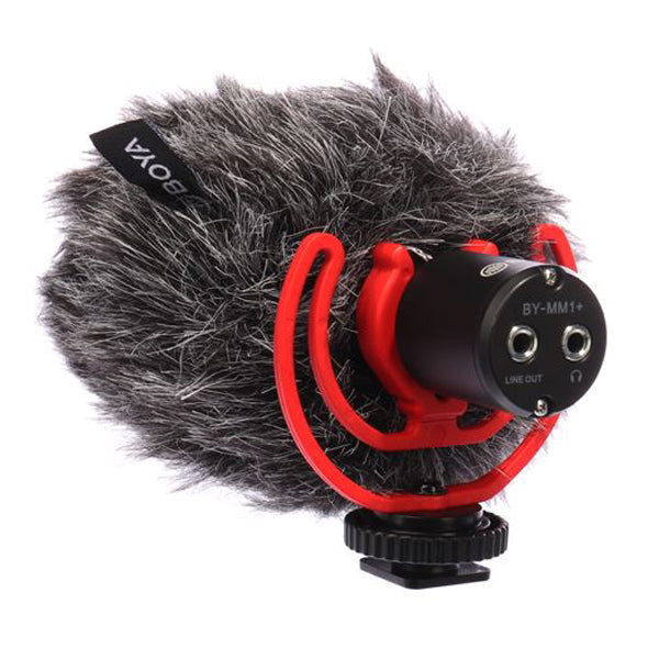 BOYA BY MM1+ Shock Mount Brackets for Mini Cardioid Shotgun Microphone