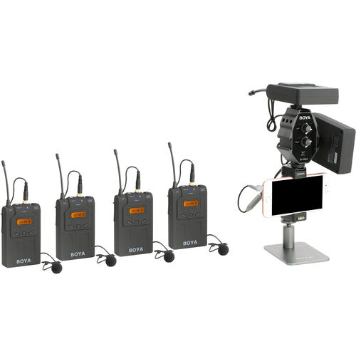 BOYA BY-MP4 2-channel Mono Stereo Mode Audio Adapter for Canon Nikon Sony Panasonic Digital SLR DSLR Camera Camcorder Smartphone