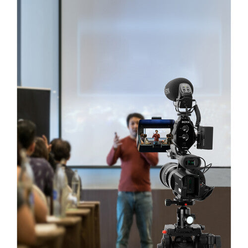 BOYA BY-MP4 2-channel Mono Stereo Mode Audio Adapter for Canon Nikon Sony Panasonic Digital SLR DSLR Camera Camcorder Smartphone